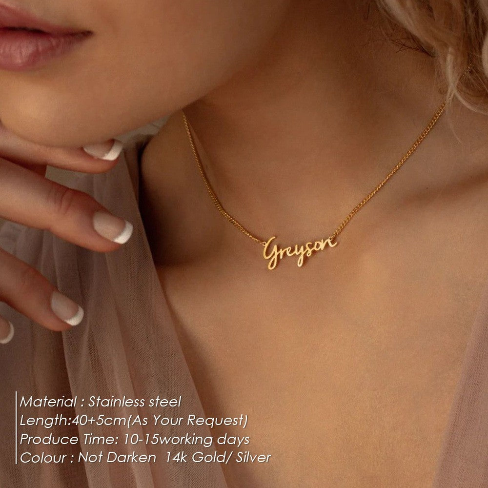 Personalized Gold Name Necklace
