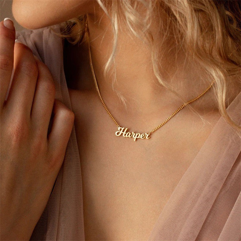 Personalized Gold Name Necklace